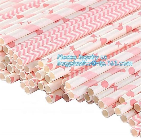 bulk colorful disposable wholesale drinking biodegradable paper straw,food grade paper straw disposable biodegradable pa