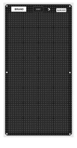Modulo Solar Bifacial ETFE Marinho 60w para Sistema Solar Doméstico