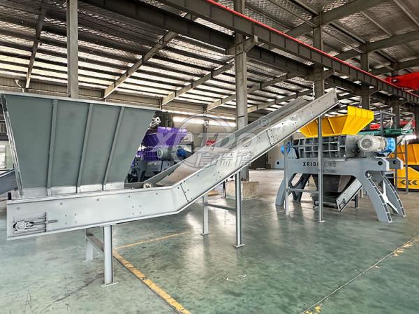Automatic Single Shaft Plastic Shredder Crusher Combination Machine for Manufacturing Plants Farms for Abs Pc Ps pa Pppe