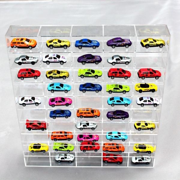 Clear Small Lock Acrylic Showcase Box Wall Mount Hanging Car Model Bakery