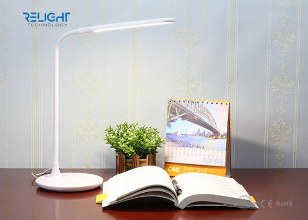 Three Steps Dimming Brightness ABS Charging LED Desk Lamp 6W
