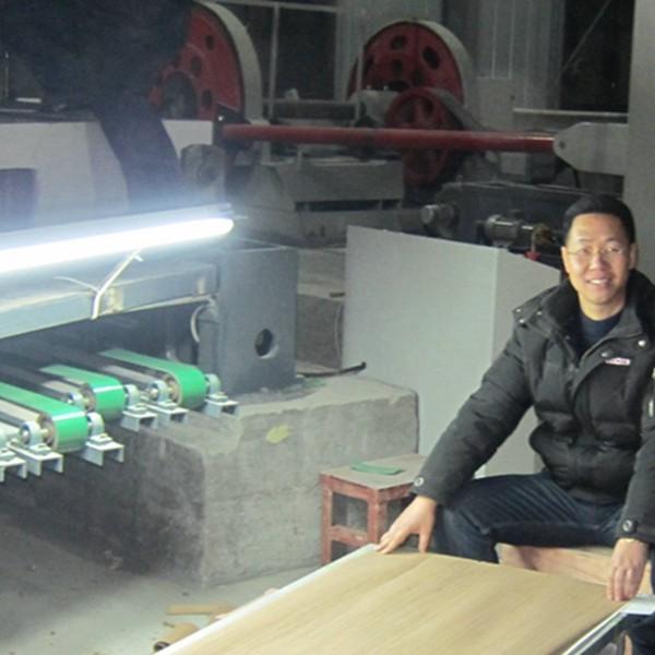 Ev Wood Veneer Of Fancy Crown Grain American Cherry 2850mm Length For Interior Doors China Manufacturer CH-119C/1225C