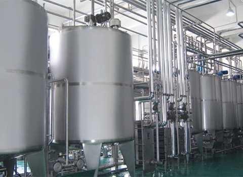 Low Noise Small Scale Yoghurt Production Equipment Adjustable Speed 4000 L/H