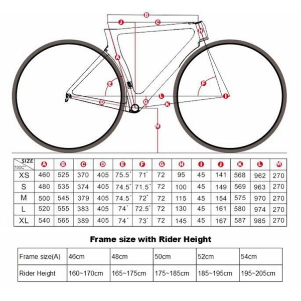 гром Twitter рамки велосипеда дороги углерода 700C 52cm Aero для велосипеда дороги