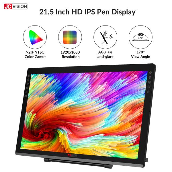 21,5 слепимость давления доски сочинительства 8192 LCD ручки дюйма полностью прокатанных анти-