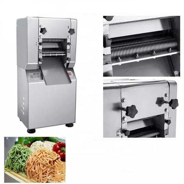 Máquina de fazer macarrão de aço inoxidável cortando espessura ajustável massa pasta fresca para ferramenta de cozinha