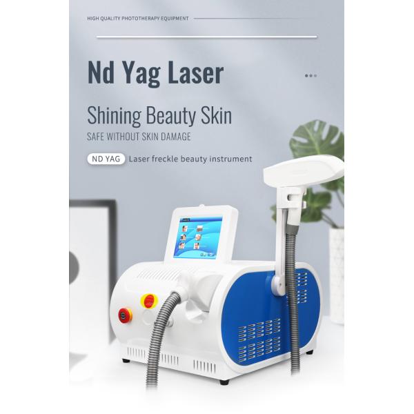 1064nm 532nm Nd Yag Q Switch Laser Machine for Tattoo Eyebrow Birthmark Removal