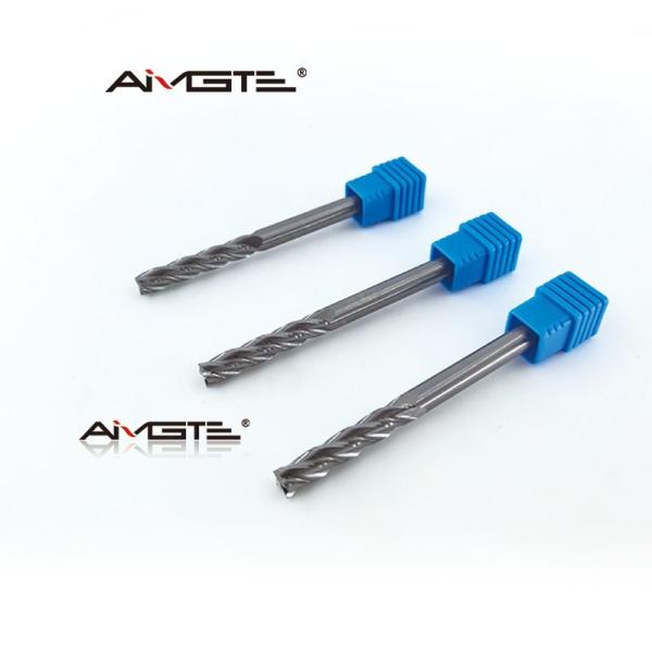 150mm Full Length 4 Flute Carbide End Mill for Soft Metals Die Cast Aluminum Copper Brass