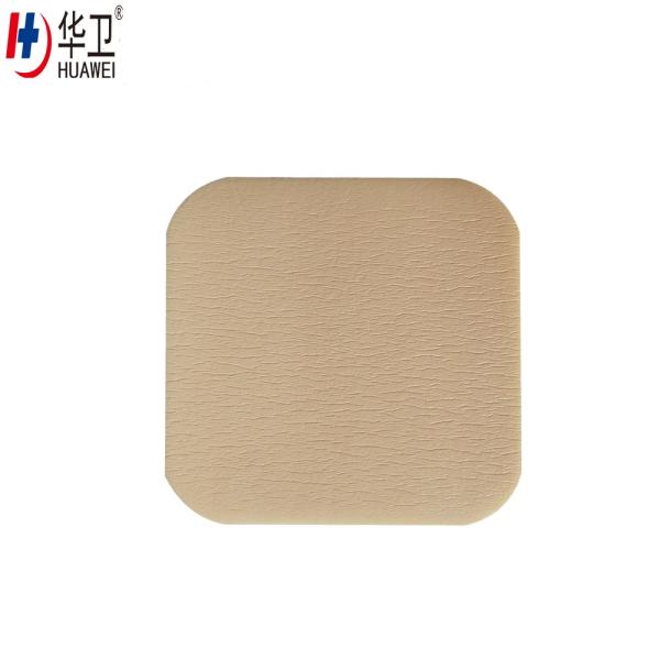 Absorbent  Medical Foam Dressing Pad Coated PU Film OEM ODM Supported