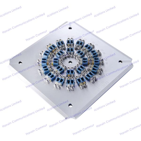 LC Duplex Connector Fiber Optic Polishing Plate 48 Holes IPC Structure