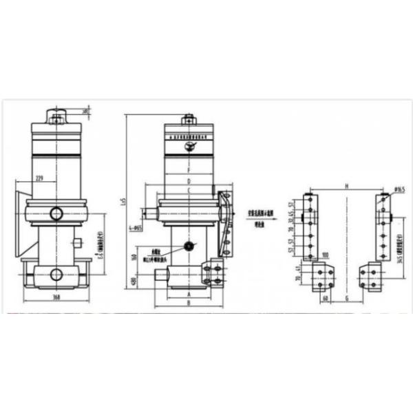 Single Acting Chrome Tipper Trailer Dump Truck Hydraulic Cylinder