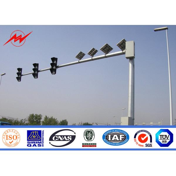 6500mm の高さによって電流を通される信号のポーランド人のコラムは横の土台のためのブラケットを選抜します