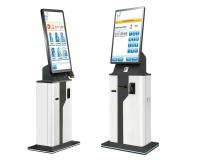 Quiosque de autoatendimento para hotel de pagamento Online Pay Scanner Quiosque de autoatendimento quadrado