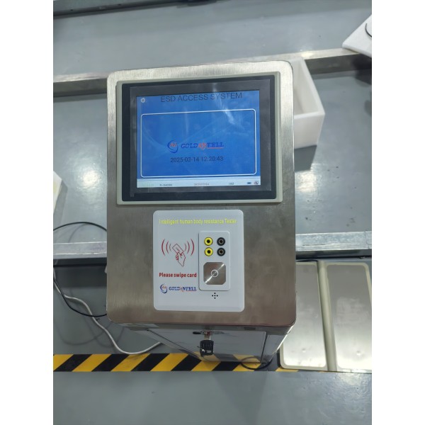 8 Inch Screen Esd Tester With Wrist Strap Footwear Anti-static Tester For Lab and Factory