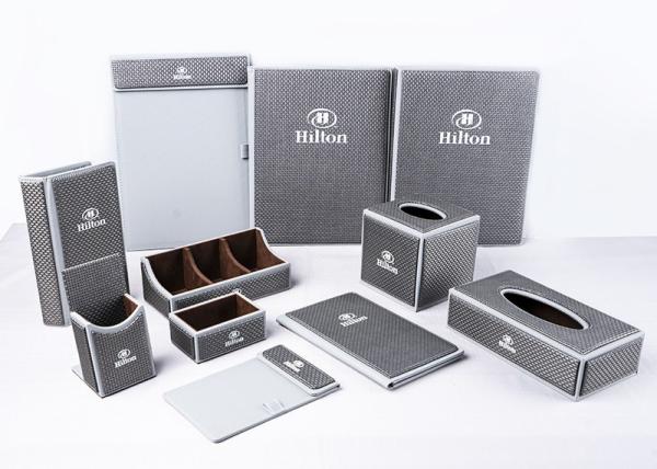 16*8*5cm Leather Set Tea Box Hotel Leather Products