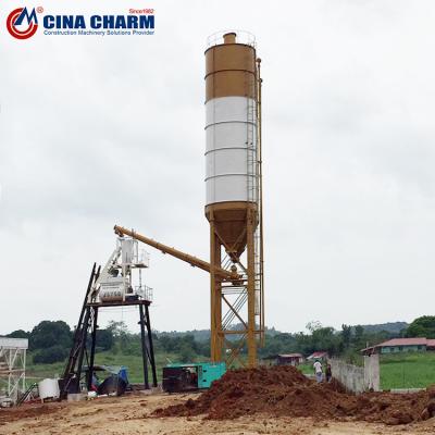 HZS50 Dry Concrete Batching Plant 50m3/H Concrete Batching Plant