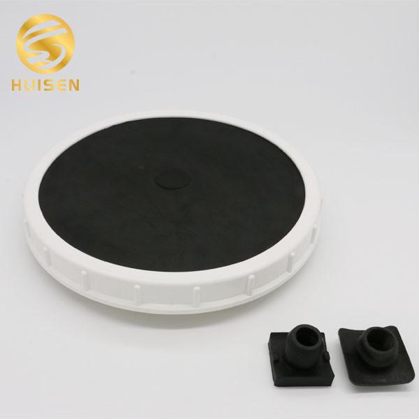 Black 13 Inch Disc Diffuser Aerator / Plate Aerator EPDM Membrane Material