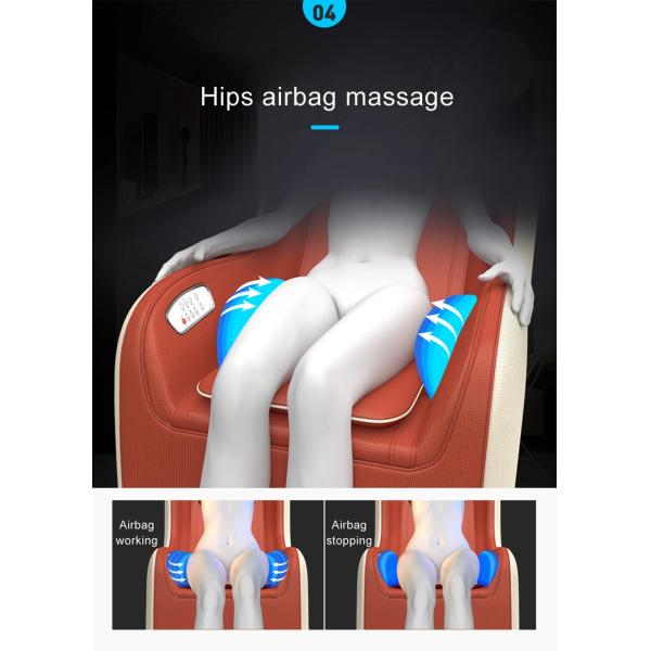 White Leather Electric Massage Recliner Chair SAA 4d Odm