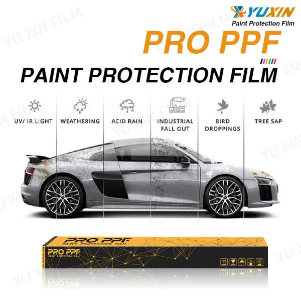 60inchx50ft Matte Glossy Black TPU Vehicle Paint Protection Film 190um PPF Film For Cars