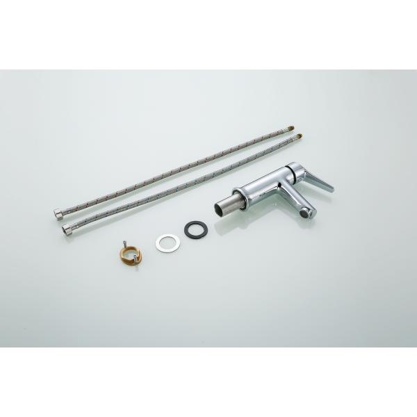 Lizhen-Hwa.Eng Zinc Alloy Single Hole Hot And Cold Wash Basin Faucet for Installation