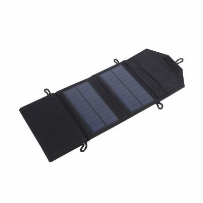 Bolsa de mão portátil de painel solar de 7W impermeável para carregamento USB