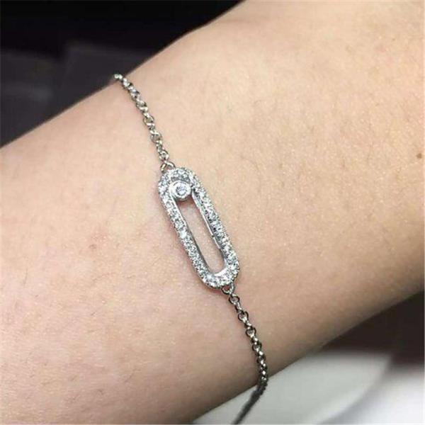 Mk diamond Bracelet 18k white gold yellow gold rose gold diamond  Bracelet Jewelry factory in Shenzhen, China