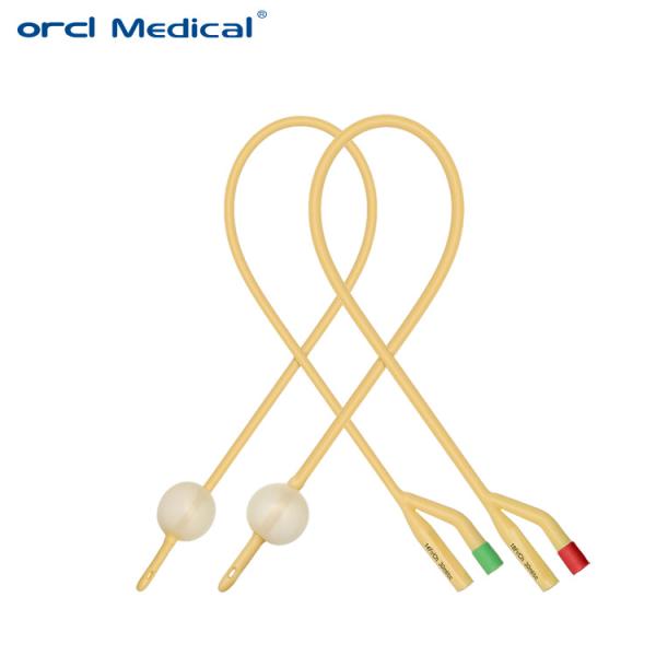 Латексный интермитантный женский катетер, трехсторонний интермитантный мочевой катетер