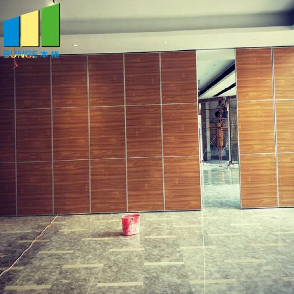 Acoustic Movable Walls Ceiling Hung Soundproofing Sliding Folding Partitions For Ballroom