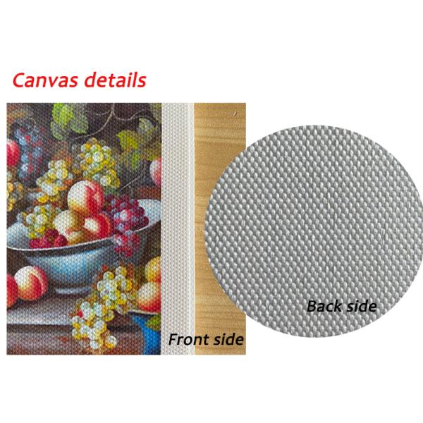 Petit pain de toile de polyester de texture de jet d'encre de grand format pour le colorant aqueux