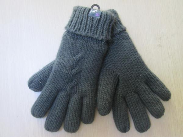 Ladies Acrylic/Ice land Yarn Glove with Cross Hawse--Thinsulate glove--Fashion glove--Solid color