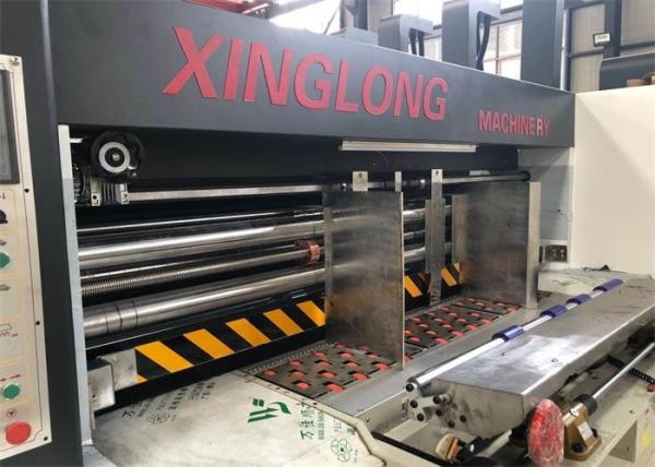 18 KW Printing Slotting Die Cutting Machine Corrugated Carton Flexo Four Colors