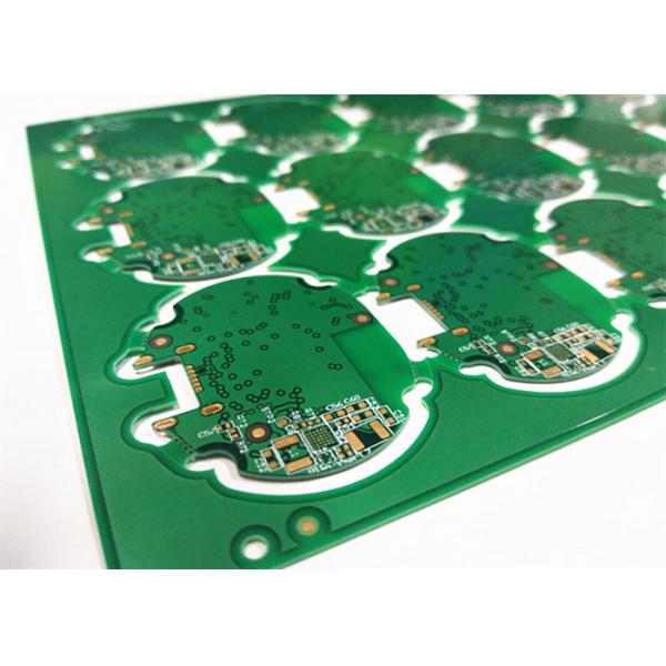 FR4 HDI PCB Printed Circuit Boards 6 Layers Green Soldermask 1.6MM Board Thickness