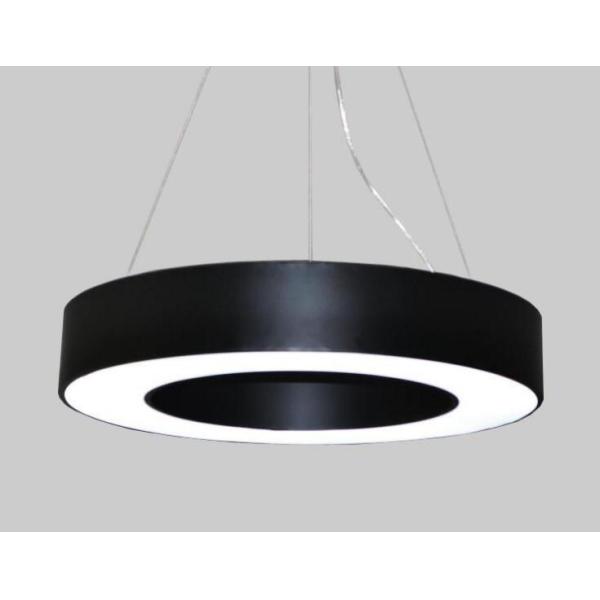 18W Circle Type LED Pendant Lights for School White / Black / Silver