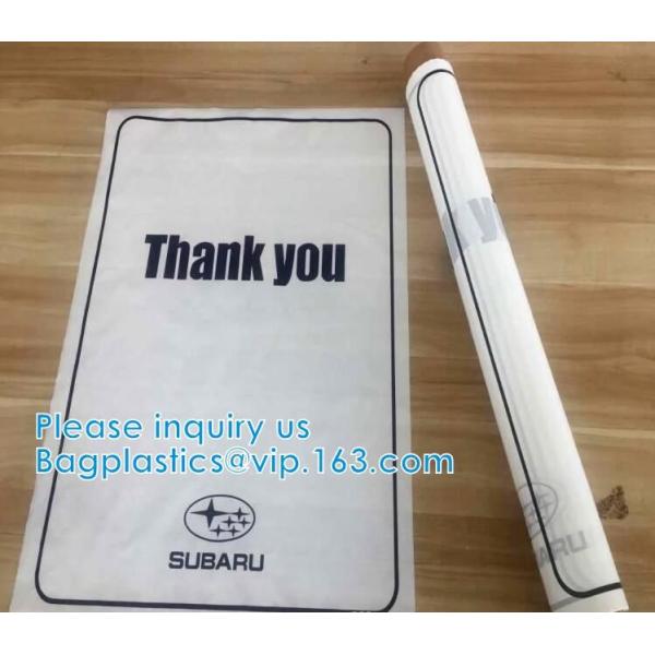 Biodegradable Compost Car Floor Mat Auto Disposable Steering Wheel Seat Cover Interior Accessories Steering Tire Bags