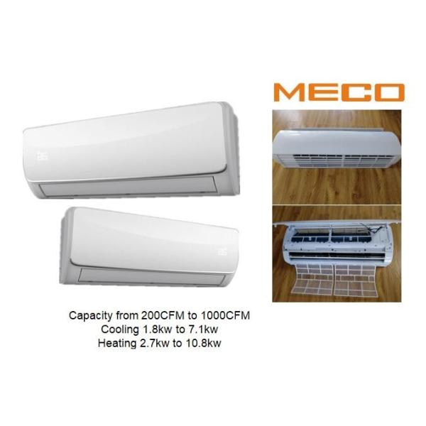 diseño enfriado montado en la pared 5.4kw de la unidad de la bobina de la fan