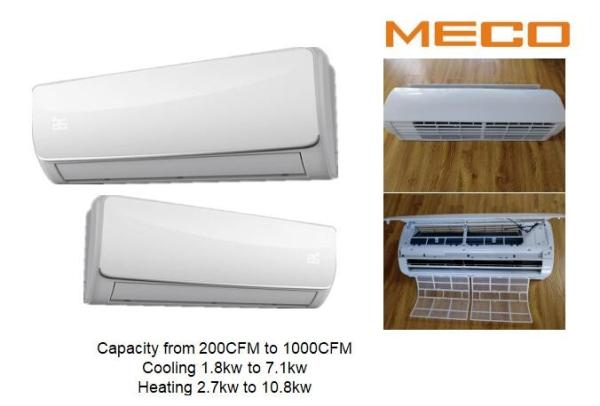 tipo refrigerado 400CFM 970 x 315 x 235mm da montagem da parede das bobinas do fã de Hydronic da água