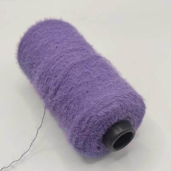 2.0cm 100% écharpe en nylon en tricot de plumes en fils de vison en fils pour écharpe en tricot