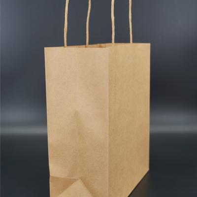 Sacos de papel de negócios em relevo Sacos de produtos alimentares de papel kraft biodegradáveis