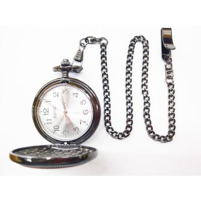 Big size  Pocket Watch Wooden Quartz Pocket Watch Gifty Pocket Watch
