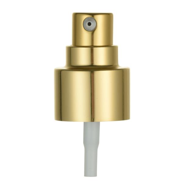 24/410 20/410 Cream Pump Dispenser Pump With Shiny Gold UV Disposable