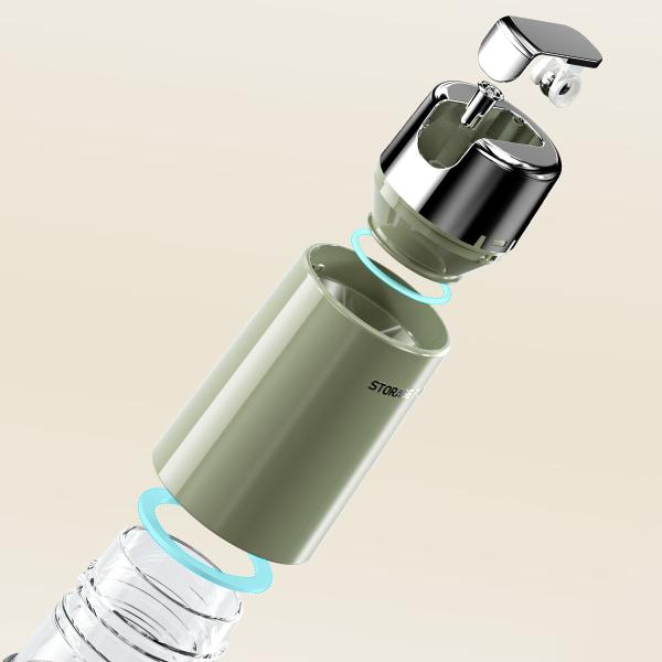 280ml 500ml Kitchen Glass Auto Flip Oil Dispenser Cooking Leakproof No Drip Stainless Steel Cap Oil Container Soy Sauce Bottle