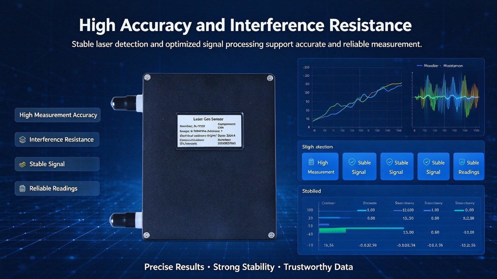 Tunable Diode Laser Absorption Spectroscopy Multi Gas Sensor CO CO2 CH4 O2 C2H2 C2H4 C2H6 NH3