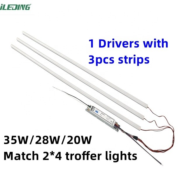 145lm/w Energy Saving Dimming LED Magnetic Linear retrofit Kit with Emergency Battery Retrofit Kit