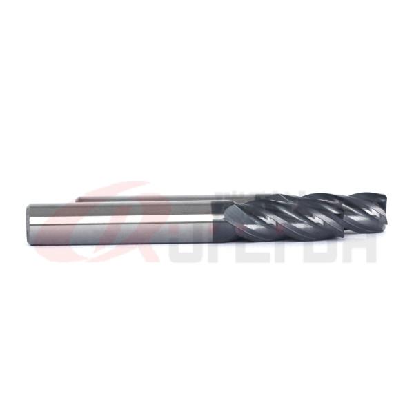 1/4 1/2 3/8 Radius Corner Rounding End Mill Cutters HRC50 4Fl Nano Black Coating