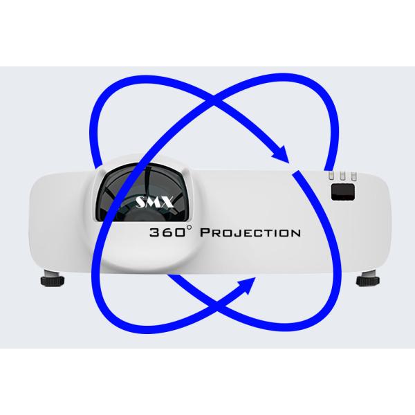 4800 Lumen Immersive Room Projector WUXGA Resolution Easy Setup Low Noise