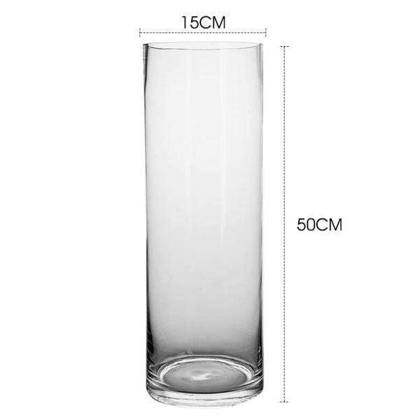 Minimalist 60cm High Tall Glass Vases The Perfect Combination of Style and Function