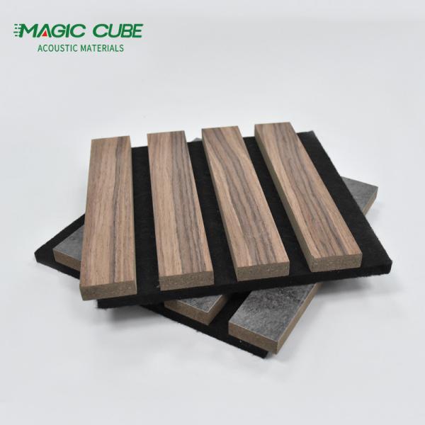 Décoration intérieure Panneau acoustique à la slate avec faisceau en bois de grossistes