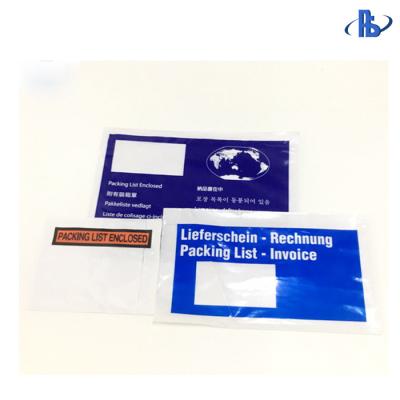 Tear Proof Polyethylence Back Patch Pockets For Transportation Documents