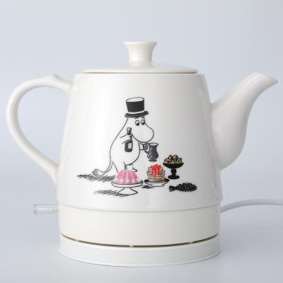 360° Cordless Electric Ceramic Teapot Kettles 0.8L 1350W