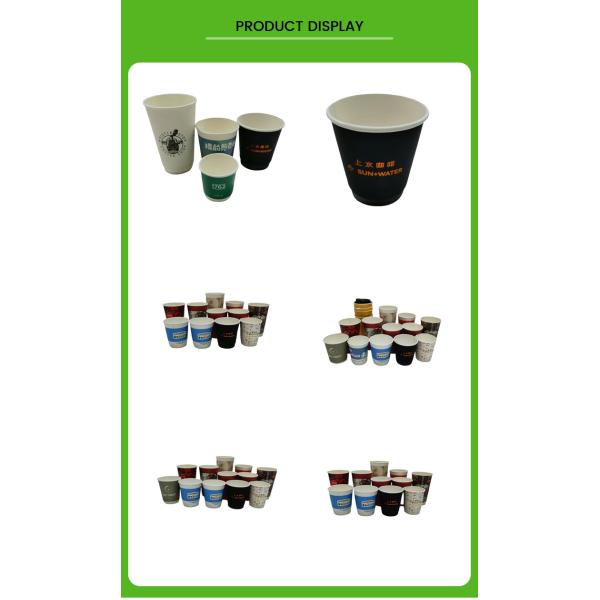 PLA Biodegradable Salad Paper Cup Bowl 8oz 12oz 16oz 22oz